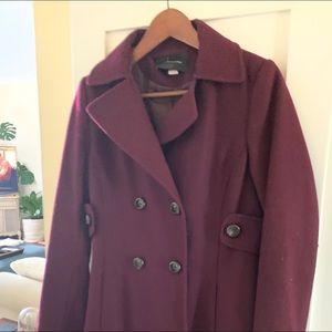 Size 6 Moda international coat Chianti color
